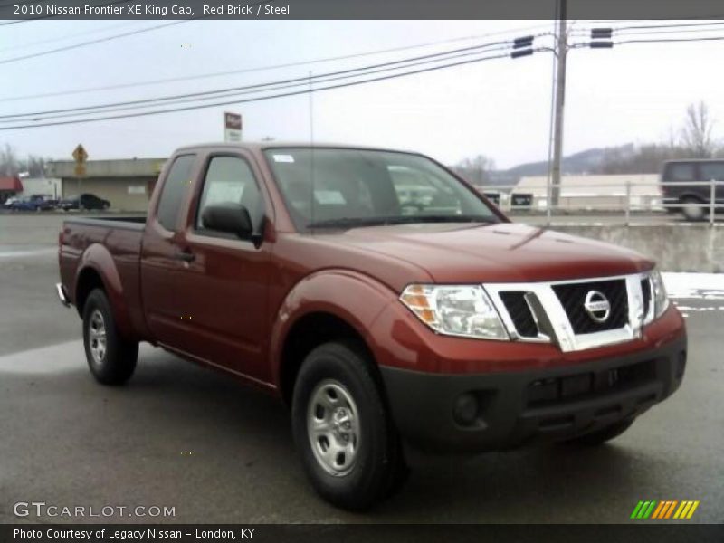 Red Brick / Steel 2010 Nissan Frontier XE King Cab