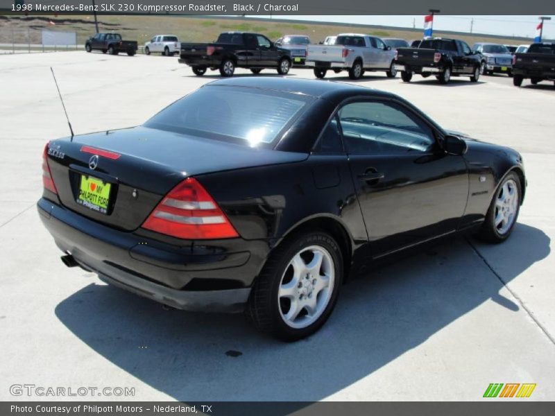 Black / Charcoal 1998 Mercedes-Benz SLK 230 Kompressor Roadster