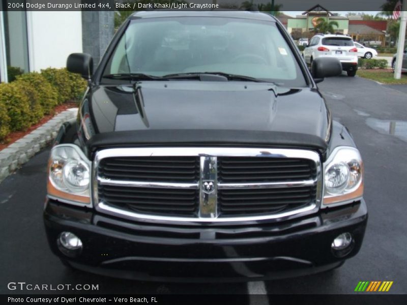 Black / Dark Khaki/Light Graystone 2004 Dodge Durango Limited 4x4