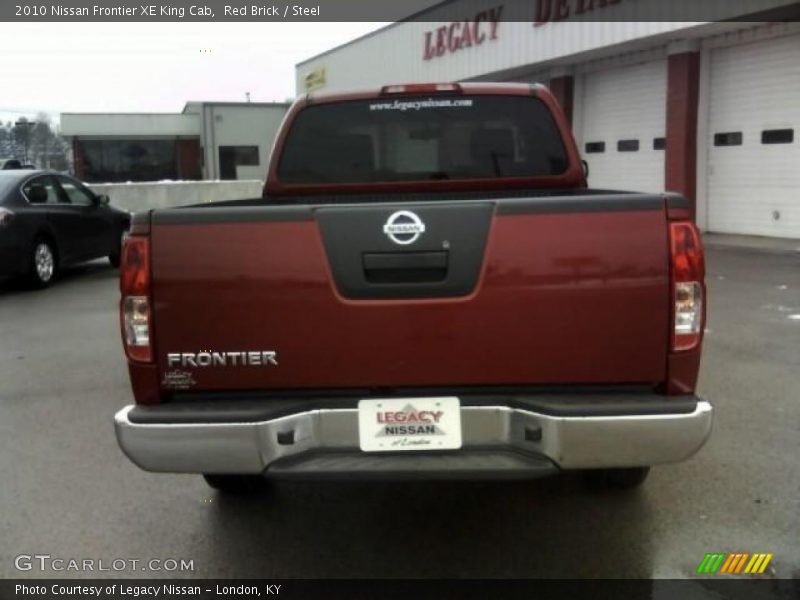 Red Brick / Steel 2010 Nissan Frontier XE King Cab