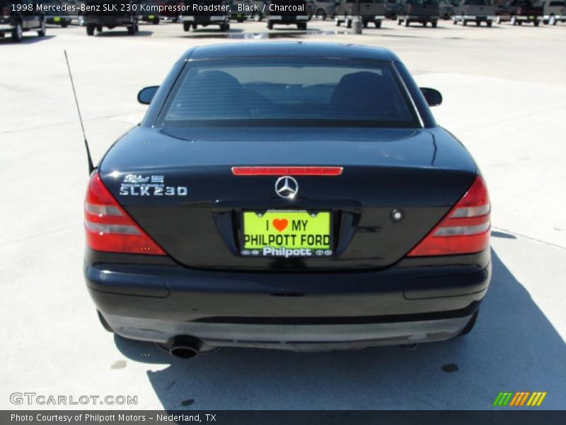 Black / Charcoal 1998 Mercedes-Benz SLK 230 Kompressor Roadster