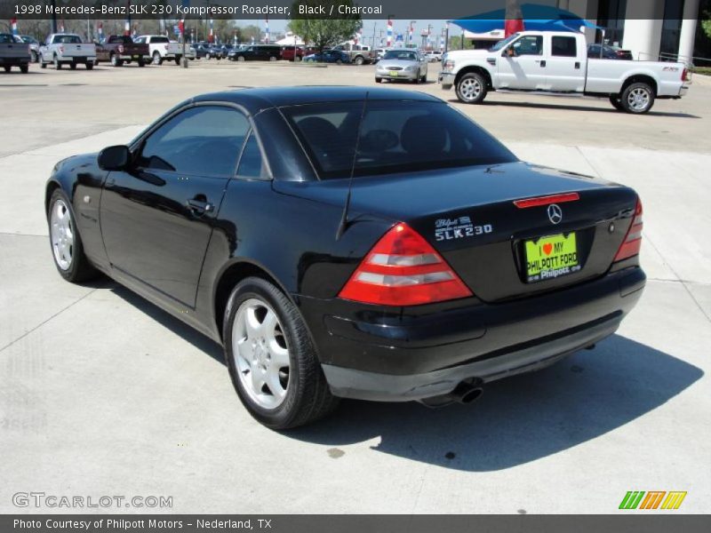 Black / Charcoal 1998 Mercedes-Benz SLK 230 Kompressor Roadster