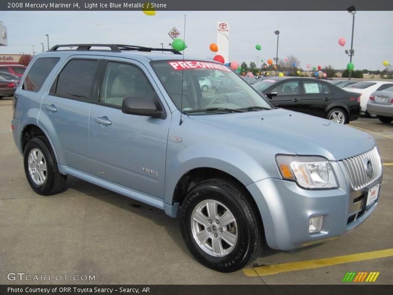 Light Ice Blue Metallic / Stone 2008 Mercury Mariner I4