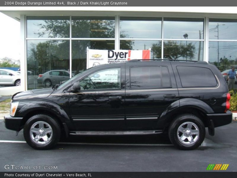 Black / Dark Khaki/Light Graystone 2004 Dodge Durango Limited 4x4