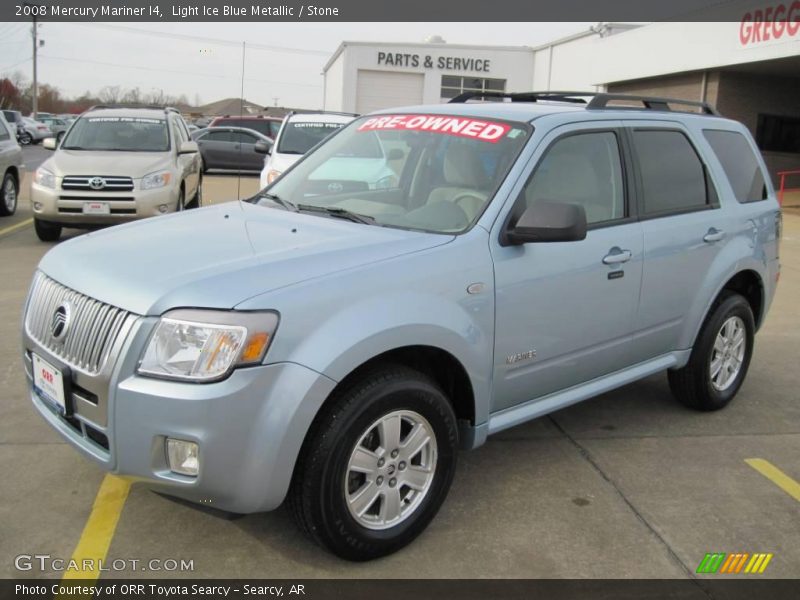 Light Ice Blue Metallic / Stone 2008 Mercury Mariner I4