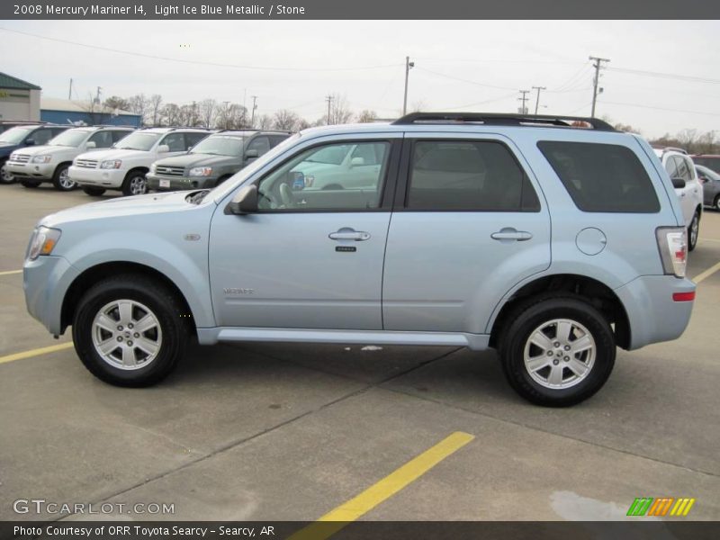 Light Ice Blue Metallic / Stone 2008 Mercury Mariner I4