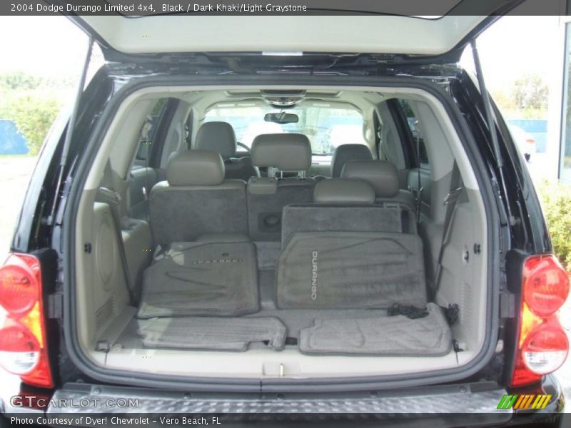 Black / Dark Khaki/Light Graystone 2004 Dodge Durango Limited 4x4