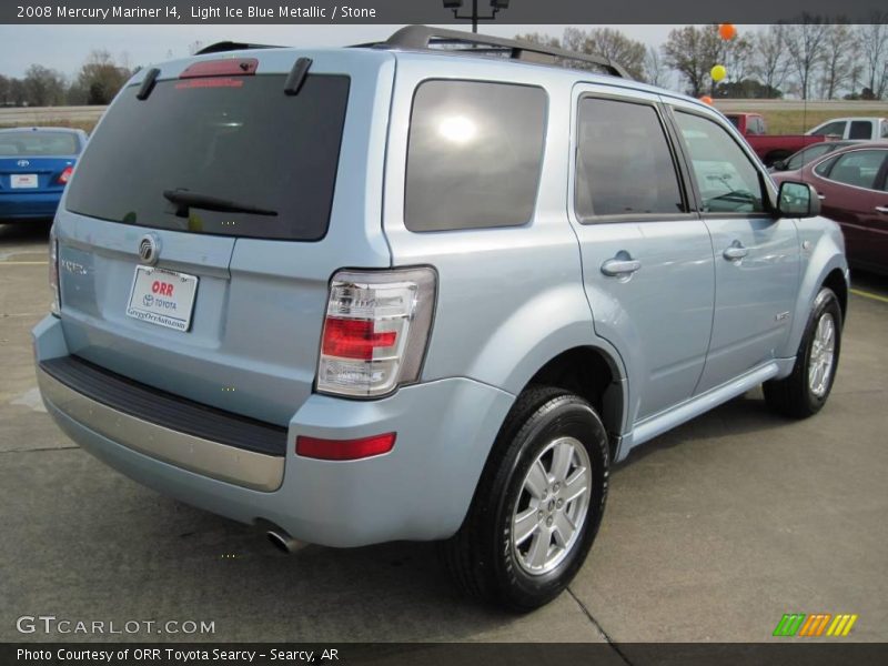 Light Ice Blue Metallic / Stone 2008 Mercury Mariner I4
