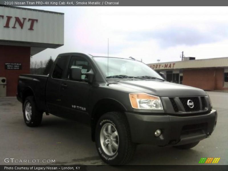 Smoke Metallic / Charcoal 2010 Nissan Titan PRO-4X King Cab 4x4