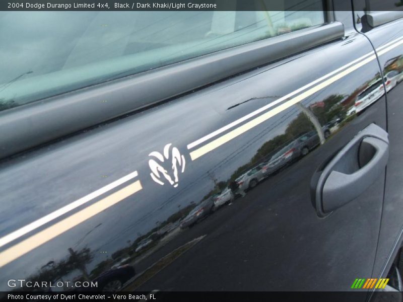 Black / Dark Khaki/Light Graystone 2004 Dodge Durango Limited 4x4