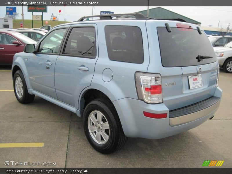 Light Ice Blue Metallic / Stone 2008 Mercury Mariner I4