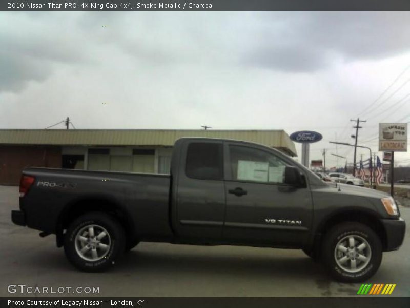 Smoke Metallic / Charcoal 2010 Nissan Titan PRO-4X King Cab 4x4