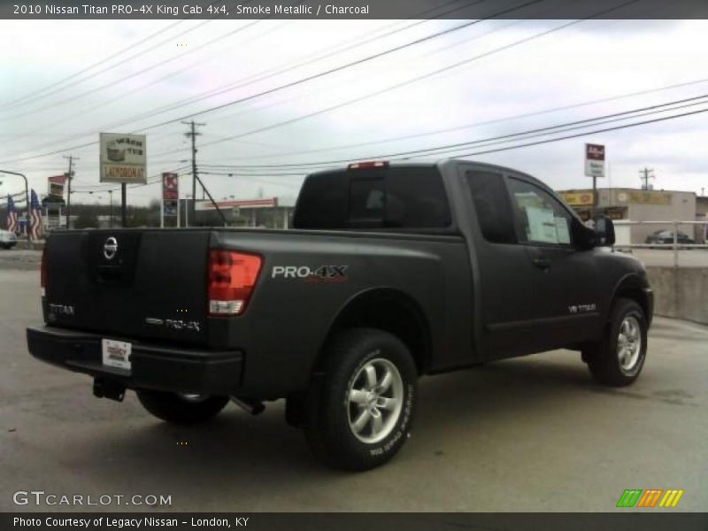 Smoke Metallic / Charcoal 2010 Nissan Titan PRO-4X King Cab 4x4