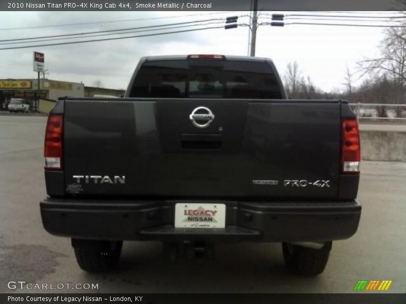 Smoke Metallic / Charcoal 2010 Nissan Titan PRO-4X King Cab 4x4