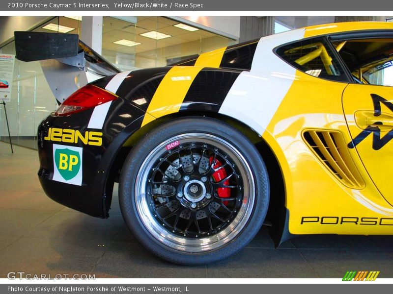 Yellow/Black/White / Race Spec. 2010 Porsche Cayman S Interseries