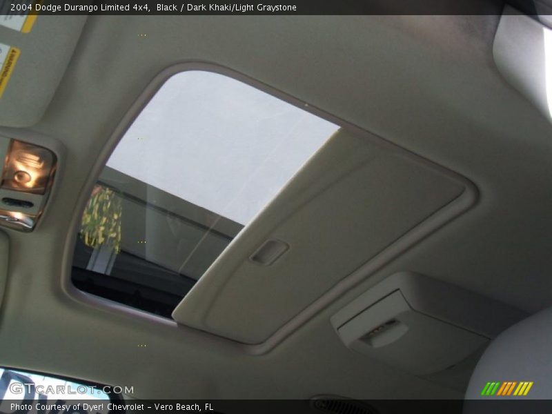 Black / Dark Khaki/Light Graystone 2004 Dodge Durango Limited 4x4