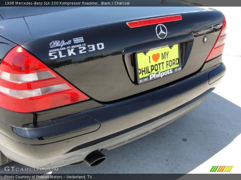 Black / Charcoal 1998 Mercedes-Benz SLK 230 Kompressor Roadster