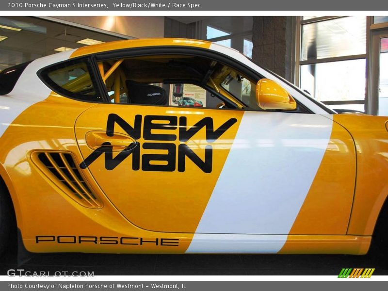 Yellow/Black/White / Race Spec. 2010 Porsche Cayman S Interseries