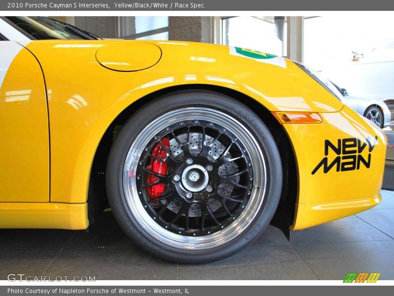 Yellow/Black/White / Race Spec. 2010 Porsche Cayman S Interseries