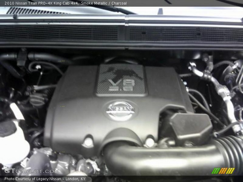 Smoke Metallic / Charcoal 2010 Nissan Titan PRO-4X King Cab 4x4
