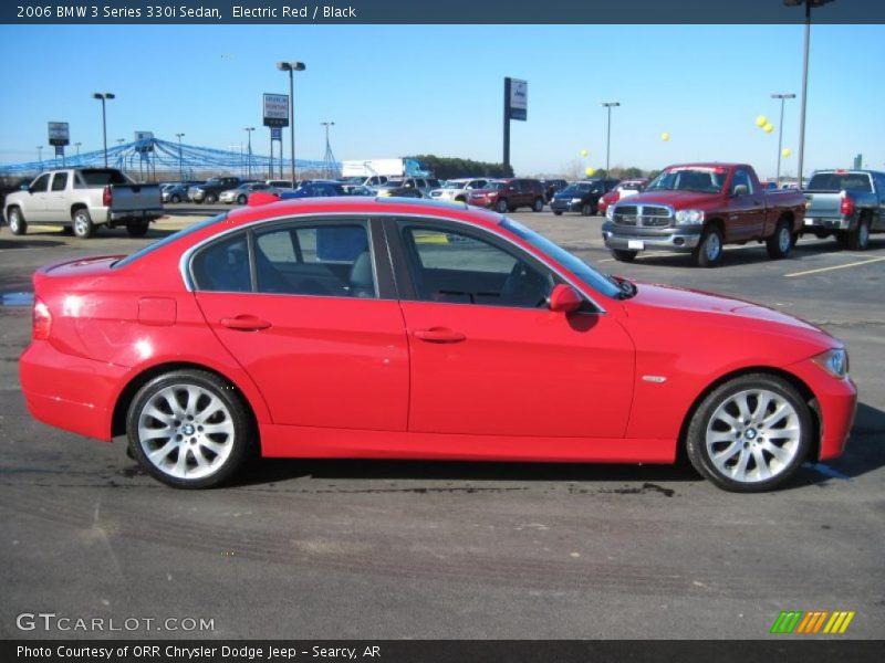Electric Red / Black 2006 BMW 3 Series 330i Sedan