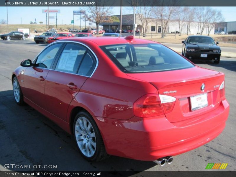 Electric Red / Black 2006 BMW 3 Series 330i Sedan