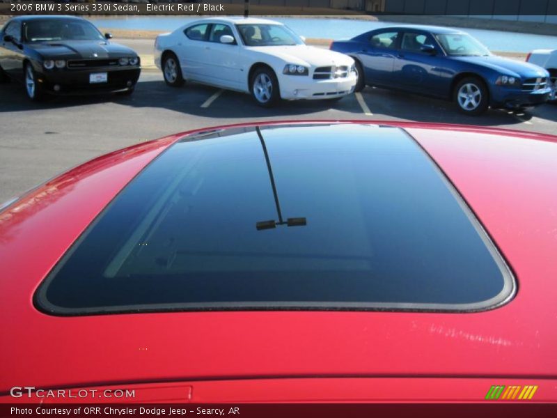 Electric Red / Black 2006 BMW 3 Series 330i Sedan