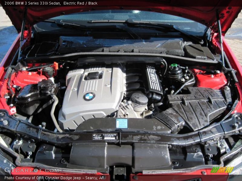 Electric Red / Black 2006 BMW 3 Series 330i Sedan