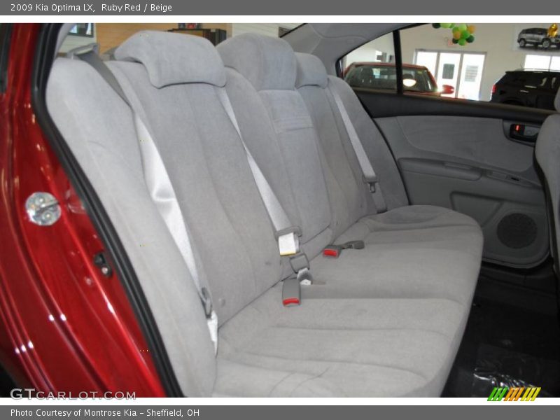 Ruby Red / Beige 2009 Kia Optima LX