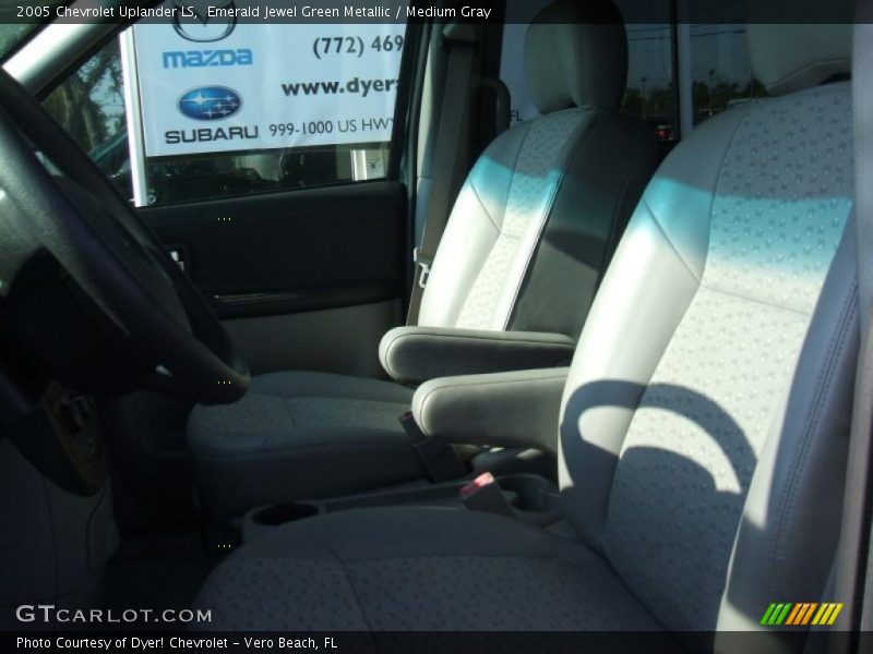 Emerald Jewel Green Metallic / Medium Gray 2005 Chevrolet Uplander LS