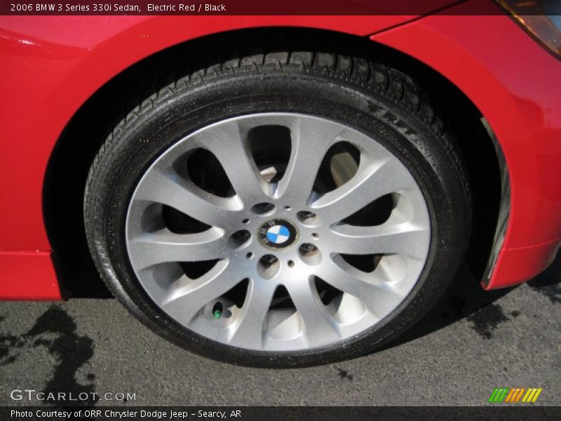 Electric Red / Black 2006 BMW 3 Series 330i Sedan