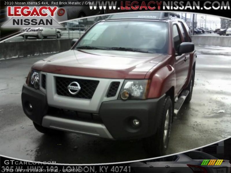 Red Brick Metallic / Gray 2010 Nissan Xterra S 4x4