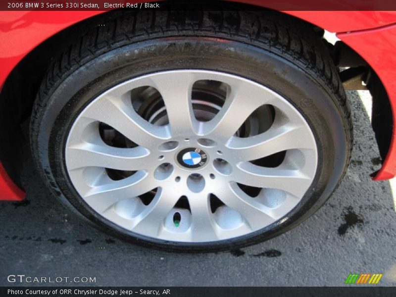 Electric Red / Black 2006 BMW 3 Series 330i Sedan