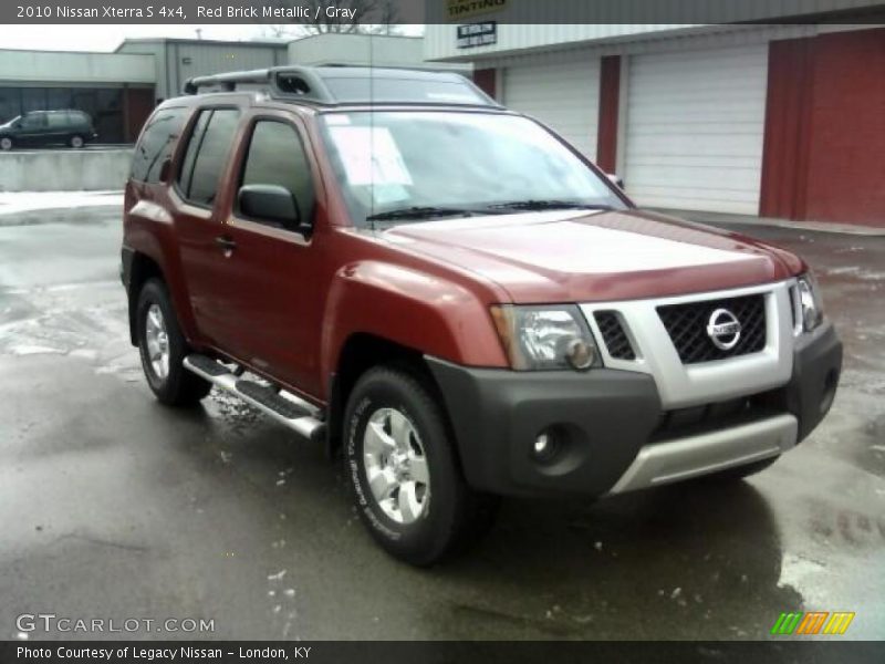 Red Brick Metallic / Gray 2010 Nissan Xterra S 4x4