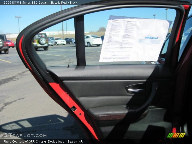 Electric Red / Black 2006 BMW 3 Series 330i Sedan