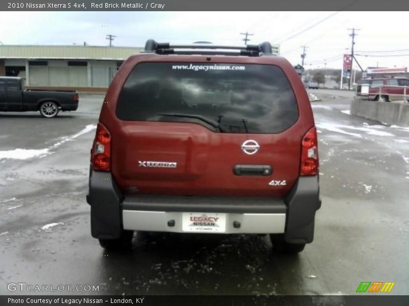 Red Brick Metallic / Gray 2010 Nissan Xterra S 4x4