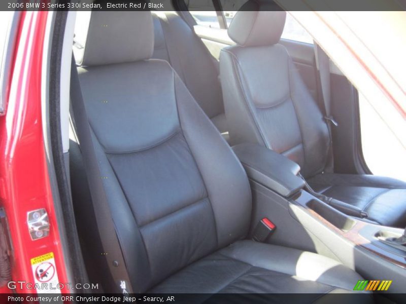 Electric Red / Black 2006 BMW 3 Series 330i Sedan