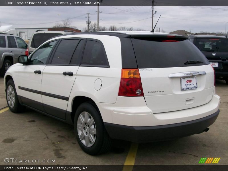 Stone White / Pastel Slate Gray 2008 Chrysler Pacifica LX