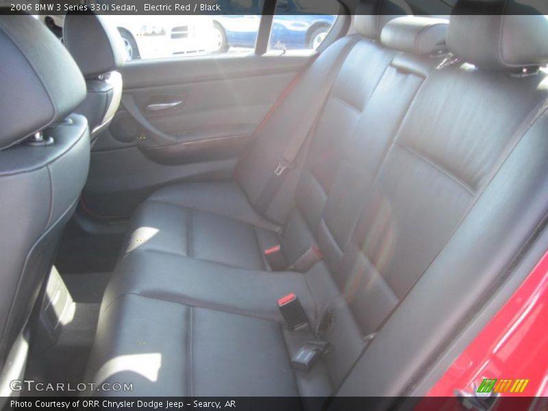 Electric Red / Black 2006 BMW 3 Series 330i Sedan