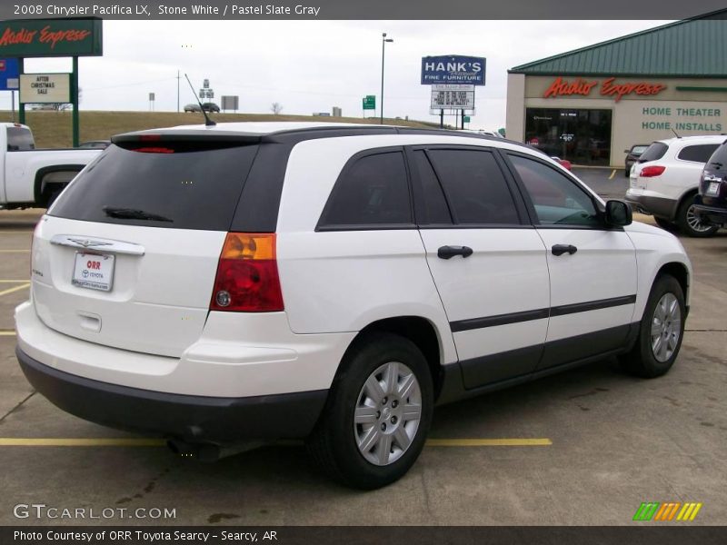 Stone White / Pastel Slate Gray 2008 Chrysler Pacifica LX