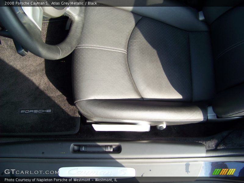 Atlas Grey Metallic / Black 2008 Porsche Cayman S