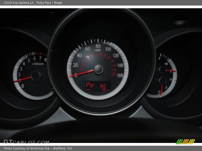 Ruby Red / Beige 2009 Kia Optima LX