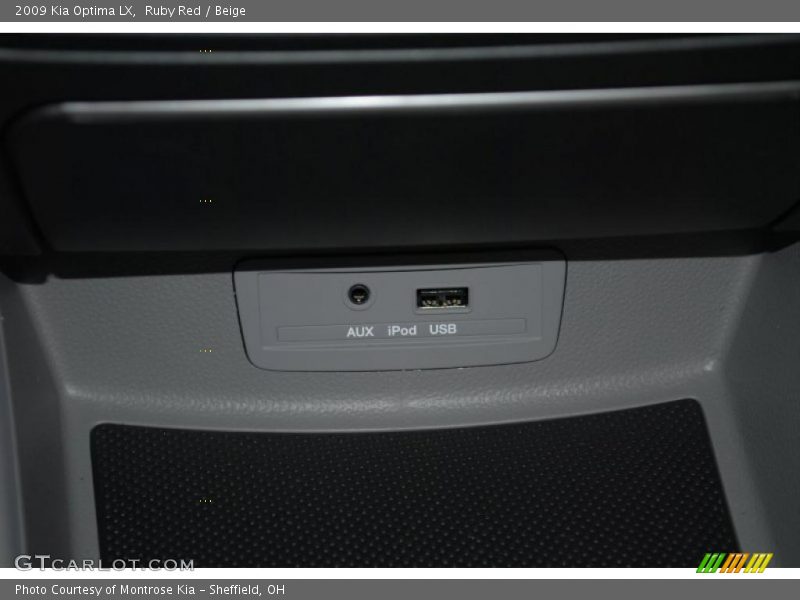 Ruby Red / Beige 2009 Kia Optima LX