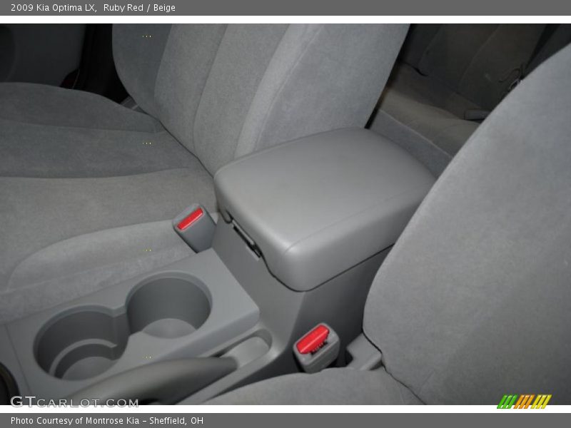 Ruby Red / Beige 2009 Kia Optima LX