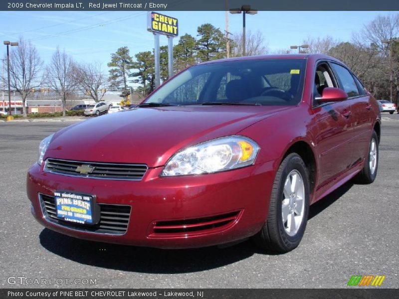 Red Jewel Tintcoat / Ebony 2009 Chevrolet Impala LT