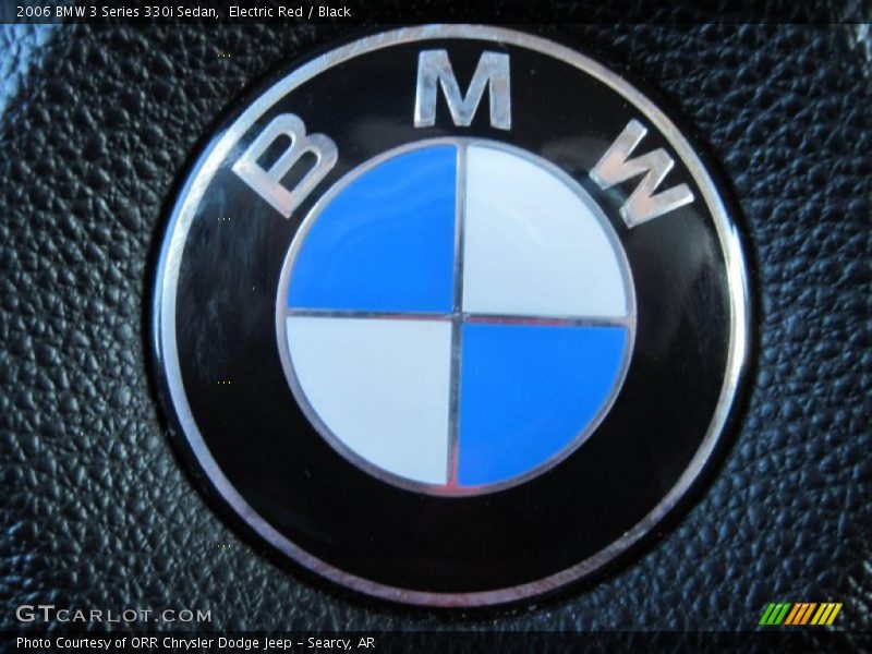 Electric Red / Black 2006 BMW 3 Series 330i Sedan