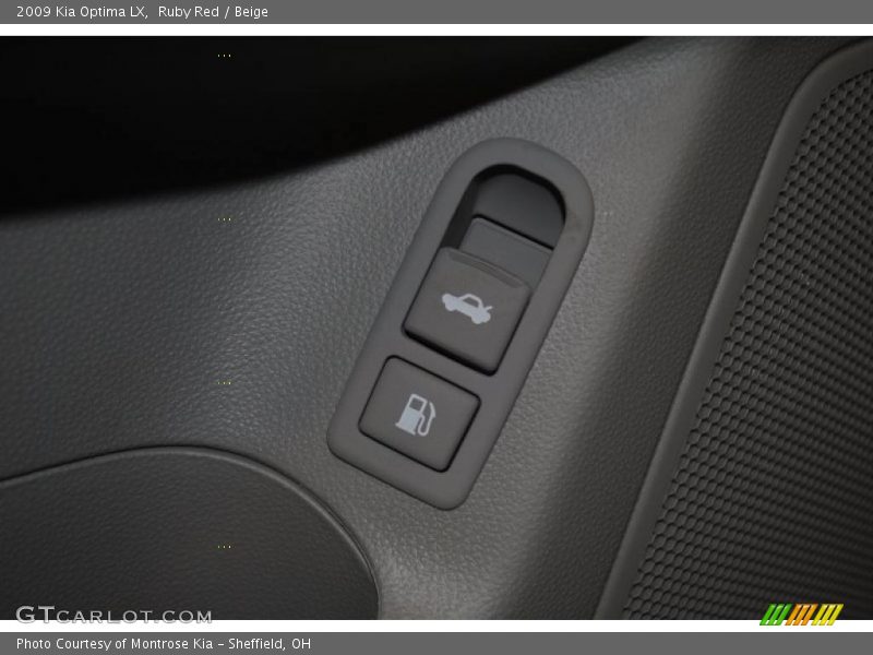 Ruby Red / Beige 2009 Kia Optima LX