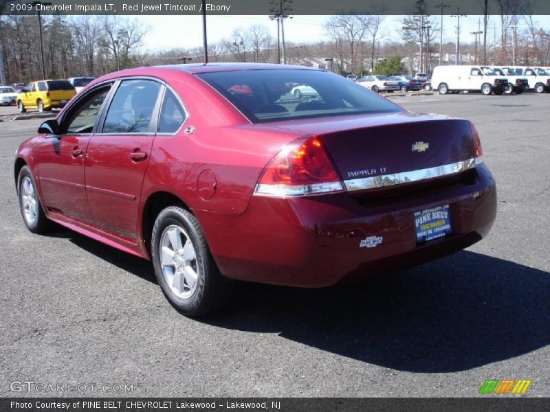 Red Jewel Tintcoat / Ebony 2009 Chevrolet Impala LT