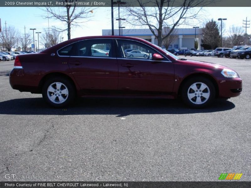 Red Jewel Tintcoat / Ebony 2009 Chevrolet Impala LT