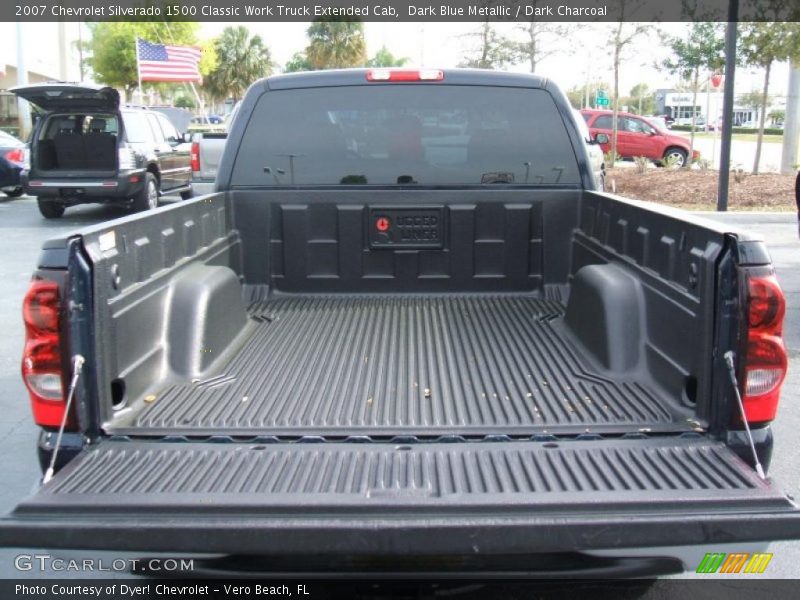 Dark Blue Metallic / Dark Charcoal 2007 Chevrolet Silverado 1500 Classic Work Truck Extended Cab